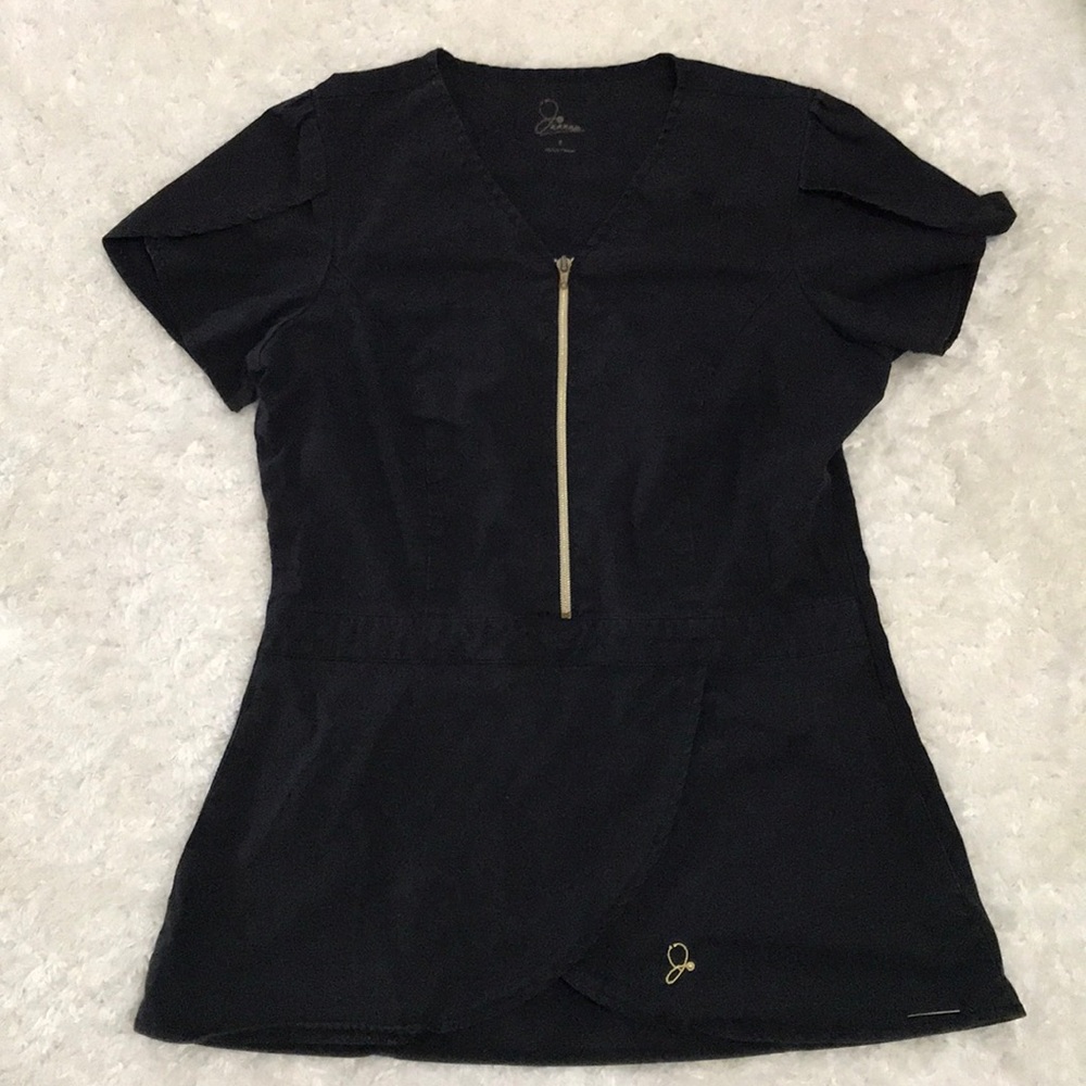 Jaanuu Black scrub top